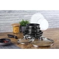 thumbnail image 5 of 9-Pieces Cookware Set w/ Detached Ergonomic Handle Carbon Pro Collection, 5 of 9
