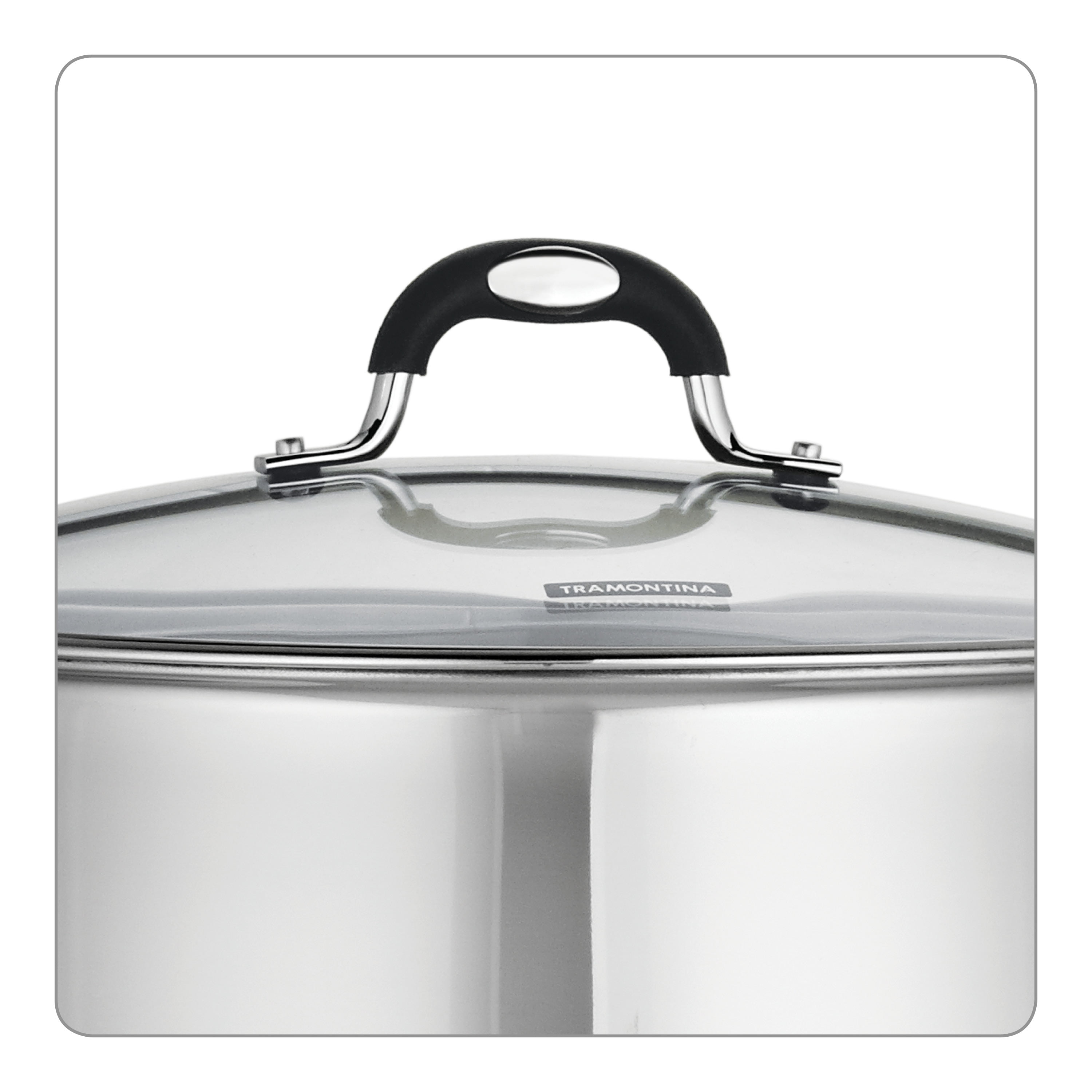 Tramontina 18/10 Stainless Steel 22-Quart Covered Stockpot 