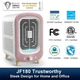 thumbnail image 4 of Jafanda Air Purifier Fan JF180 HEPA Air Cleaner with Aromatherapy 780 Sq.ft Coverage Pink, 4 of 10
