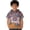 Coffee, variant on Kids Soccer Ice Cream Print Short Sleeve Hoodie Size 4-12Y Lightweight Pullover With Pocket Summer Top