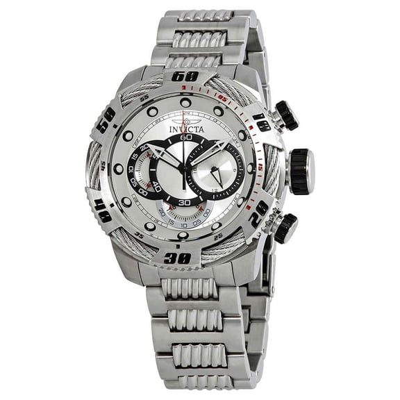 Invicta Men's 25479 Speedway Quartz Multifunction Silver Dial Watch