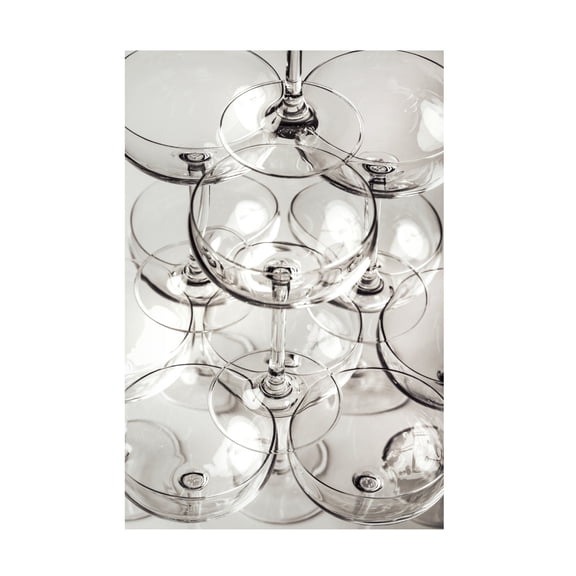 Trademark Fine Art Pictufy Studio III Champagne tower 7 Canvas Wall Art