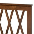thumbnail image 6 of Baxton Studio Malene Mid-Century Modern Walnut Finished Wood Twin Size Platform Bed, 6 of 17