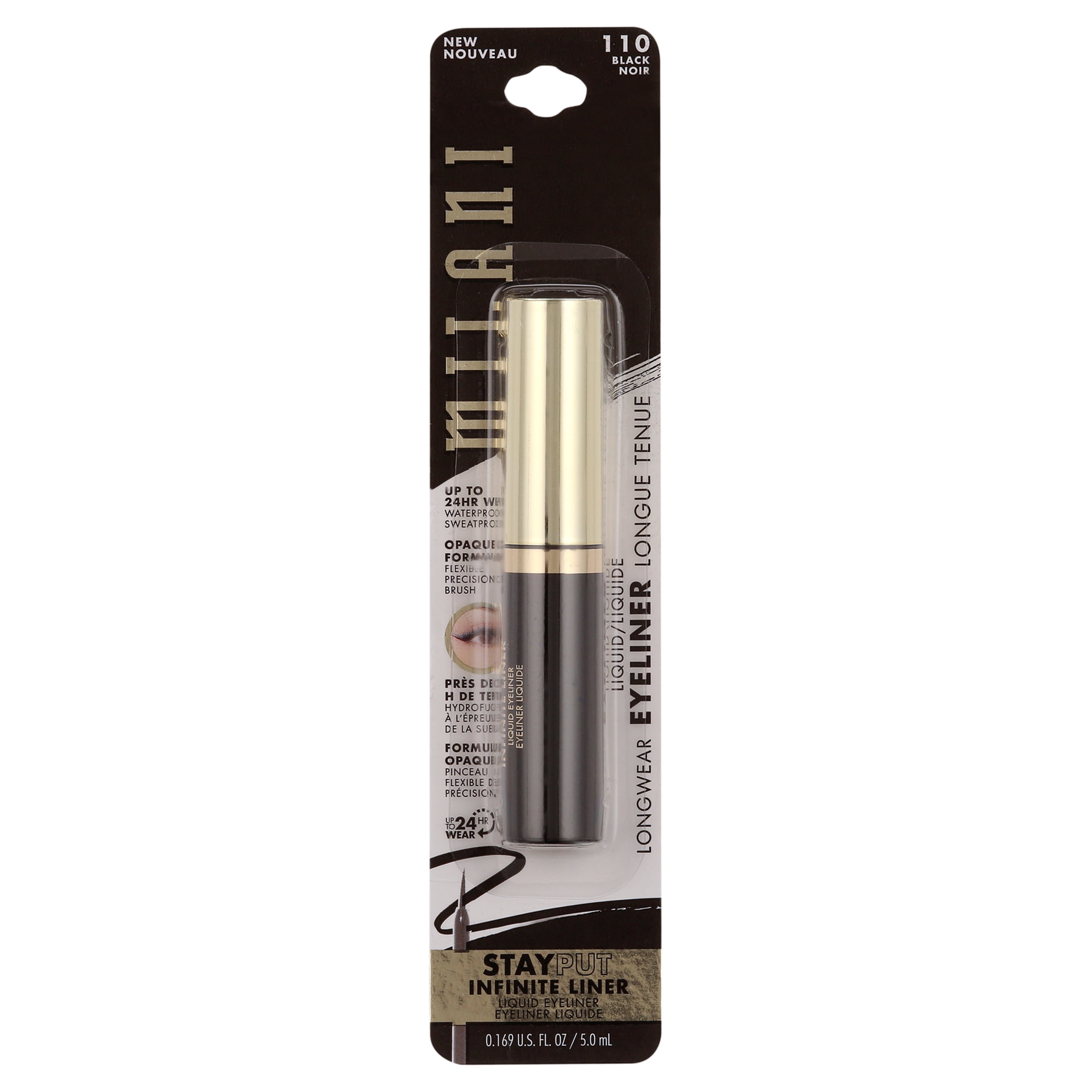 Milani Stay Put Infinite Eyeliner , Black