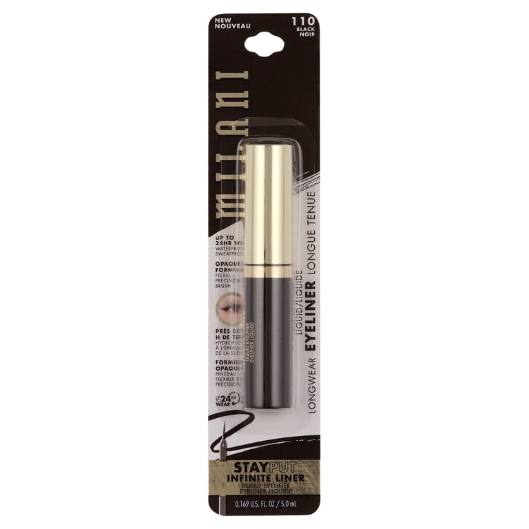 Milani Stay Put Infinite Liquid Eyeliner, Black photo 3