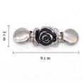 thumbnail image 4 of Conjunto de 2 piezas de clips de mantón floral Hugo clip de suéter cardigan, 4 of 9