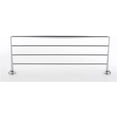thumbnail image 5 of Alno A6726-24-PB/NL Charlie's 24" Wide 4 Rod Solid Brass Bathroom Towel Rack Shelf - Brass, 5 of 8