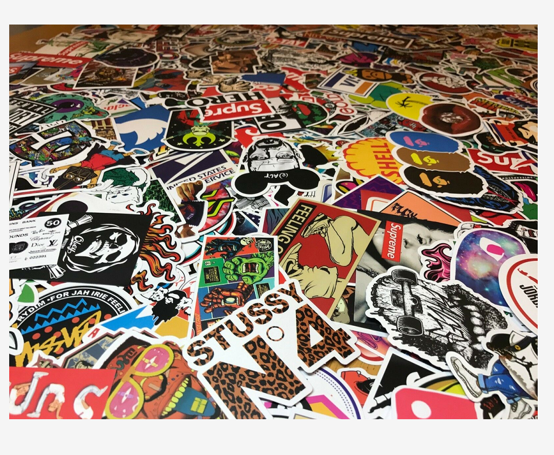 700 New Random Skateboard Stickers bomb Laptop Luggage Decals Dope Sticker Lot 