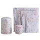 thumbnail image 1 of Juego de 5 bolsas de lavandería con cremallera para el hogar, ideales para guardar ropa interior, sujetadores, lencería y bragas (fondo de árbol)., 1 of 7