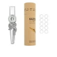 thumbnail image 1 of 1 Set Metal Kazoo With Rope Portable Kazoo With Flute Diaphragm Music Instrument Kazoo, 1 of 8