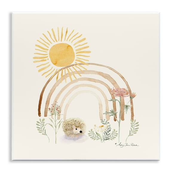 Stupell Industries Soft Boho Nature Landscape & Nature Painting Unframed Art Print Wall Art, 12 x 12
