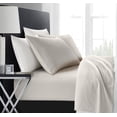 thumbnail image 5 of Well Being Sweet Home Collection 4-Piece Off-White Polyester/Microfiber Sheet Sets, Queen, 5 of 5