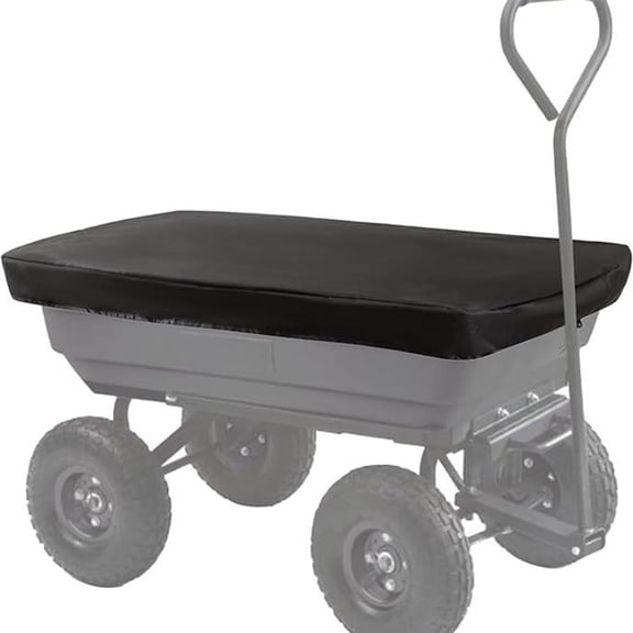 Garden Cart Cover, 600D Oxford Weatherproof Shelter with TPE Lining & Adjustable Straps for Beach & Patio Storage