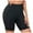 Black, variant on yueewhu Swim Shorts for Women - High Waisted Bathing Suit Shorts Tummy Control Swimsuit Boyshorts Bottom (Black, L)