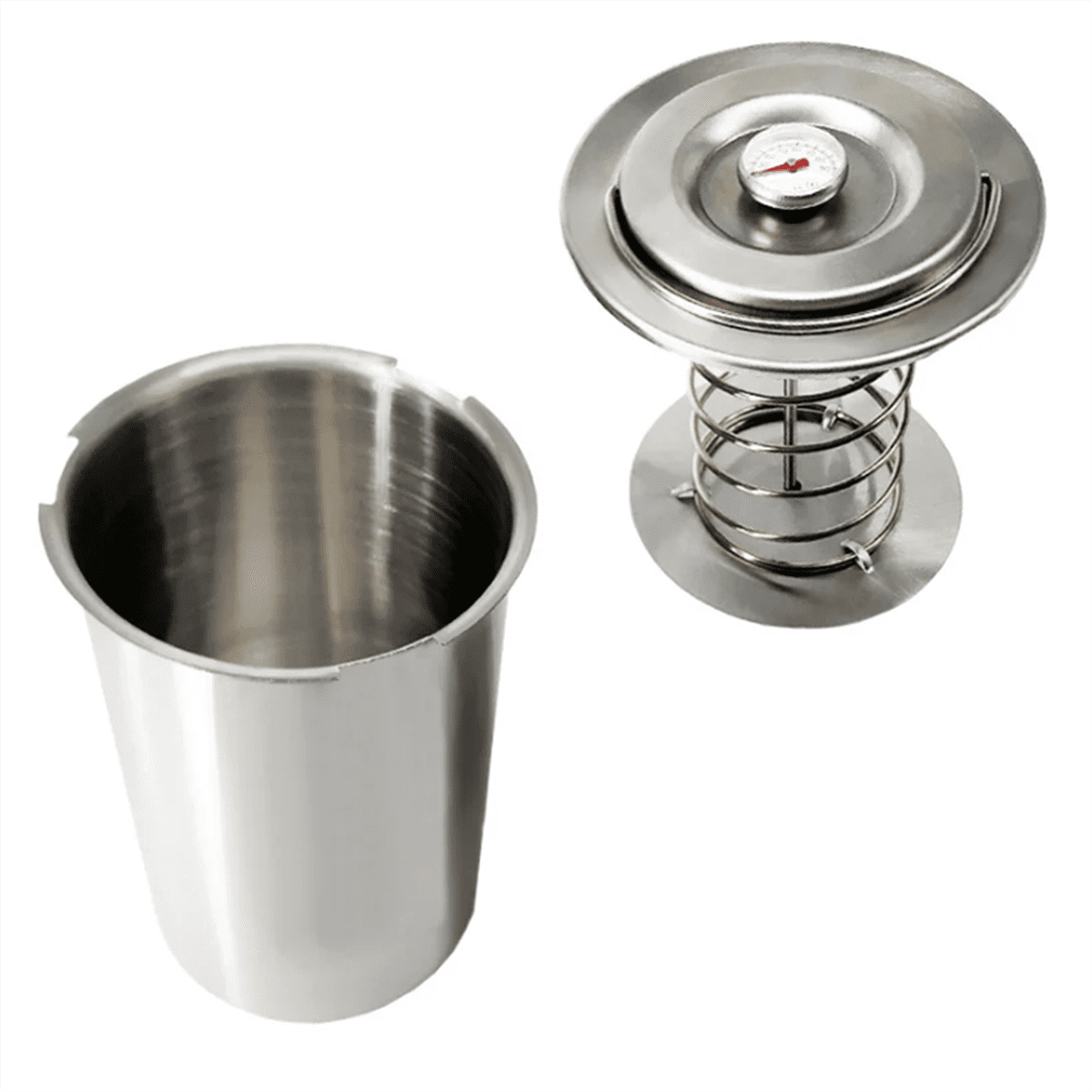 Stainless Steel Ham Maker Machine with Thermometer, Meat Poultry Kitchen Cooking Tools