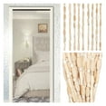 thumbnail image 2 of ANMINY Wooden Bead Door Curtain String Door Curtain 35''x75'' Boho Room Divider Home Decor For Doorway Porch Bedroom Living Room Bathroom Kitchen, Wood, 52 strands, 2 of 7