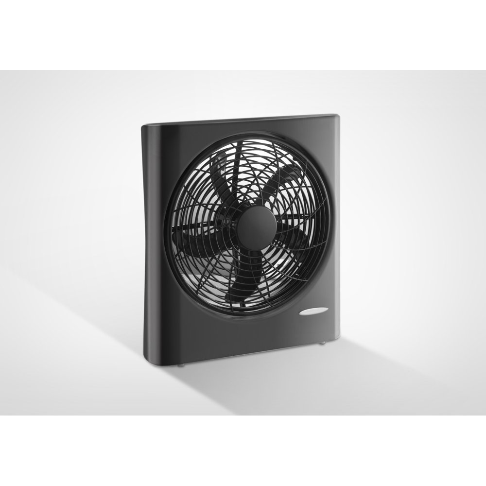Mainstays 10" Box Fan, Black