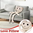 thumbnail image 5 of Valentines Day Decorations Heart Shaped Pillow Plush Toy, 39.4" Soft long stuffed animal Cushion Doll, Gift for Spring, Cute Huggable Throw Pillow for Bedroom Sofa Couch, Red Decorative Cushion Red, 5 of 6