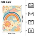 thumbnail image 2 of FORMRS 1-Subject Spiral Notebook 8" x 5" College Ruled 60 Refillable Sheet, 2 Pack, Pink Retro Sun, 2 of 7
