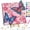 Butterfly Diamond Painting DIY Kit #3, variant on Butterfly Diamond Painting DIY Kit,5D Crystal Rhinestone Art Set with Wooden Frame for Home Desk Decor and Creative Handmade Display