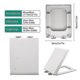 thumbnail image 2 of 1mor Toilet Seats Close Pp Elongated Square Shape Bathroom Accessories Durable Heavy Duty 06c-pp Toilet Lid --, 2 of 3