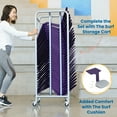 thumbnail image 5 of ECR4Kids The Surf Portable Activity Lap Desk, Classroom Essentials, Eggplant, 10-Pack, 5 of 10