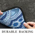 thumbnail image 6 of Blue Paisley Pattern Door Rugs,Washable Non Slip Door Mats Indoor,Decorative Door Mats,Entry Mat Indoor for Entrance,Bedroom,Kitchen,Bathroom,30"x17", 6 of 6