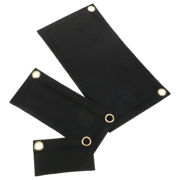 Masteelf 3-Piece Tote Bag Organizer Insert Set with Inner Pockets, Eyelet Bag Liner for Handbags, Travel, and Envelope Bags