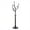 Type C: Tree Branch with Balls - Wine Red, variant on WOOW DEPOT Large Wood Coat Rack Heavy Duty Freestanding Clothes Hanger Stand w/ Stable Base & 8 Tree Branch Hooks for Entryway Hallway Bedroom