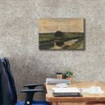 thumbnail image 3 of Epic Graffiti 'Landscape With A Stack Of Peat And Farmhouses' by Vincent Van Gogh, Giclee Canvas Wall Art, 26"x18", 3 of 8