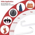 thumbnail image 5 of chalian 15" Clear Wreath Hangers - Non Scratch Over The Door Hanger Hooks, Wreath Door Hanger - Easter, Fall, Halloween, Christmas Decorations - Indoor/Outdoor - Welcome Sign - 1 Pack, 5 of 16