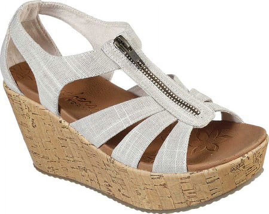 skechers woven wedge sandals