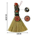 thumbnail image 3 of Natural Crystal Raw Stone Five Elements Small Broom for Feng Shui Energy Cleansing and Home Decoration, 3 of 6