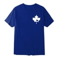 thumbnail image 3 of WEIYLL Ladies T Shirts Canada Maple Leaf Print Proud Statement Blue Tee Sizes XL, 3 of 3