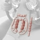 thumbnail image 1 of 2 rodillos masajeadores musculares de mano, 18 ruedas, pinzas circulares para relajar los músculos de las piernas, para codos, pantorrillas y manos. Rosa, 1 of 8