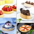 thumbnail image 3 of 3X Moule à Gâteau en Forme de Bateau & Triple Coin en Acier Inoxydable Tour Perforée Mousse, 3 of 5