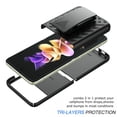 thumbnail image 6 of Holster Case Belt Clip for Samsung Galaxy Z Flip4 - Swivel Cover Kickstand Armor Combo Drop-Proof for Galaxy Z Flip4, 6 of 9