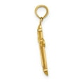 thumbnail image 2 of 14K Yellow Gold Classic Polished Scroll Design Passion Cross Pendant, 2 of 3
