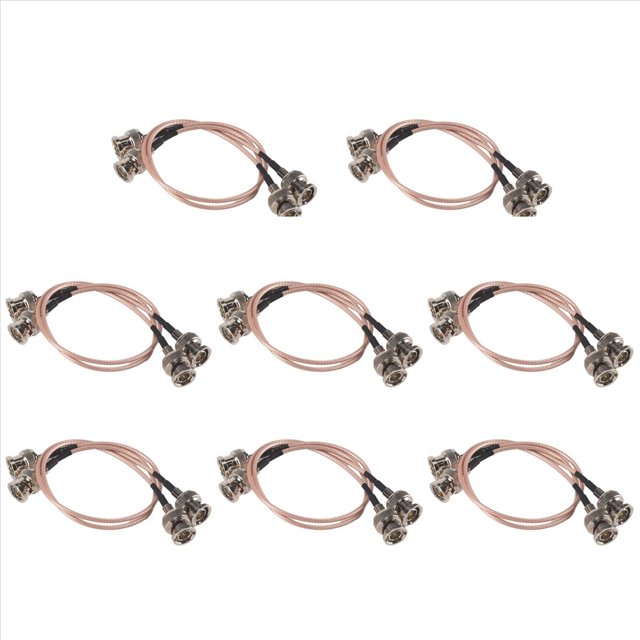 16 Piezas 3G HD SDI Cable BNC Cable 30Cm 75 Ohm para Cámaras Equipo de Video Admite HD-SDI 3G-SDI 4K 8K SDI Video Cable