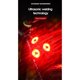 thumbnail image 5 of 2X Luces de Bicicleta Luz Trasera de Flash Una Prueba de Agua Luz Trasera de Bicicleta Luz Trasera de Bicicleta de Montaña Faros Delanteros Y Luces Traseras LED Rojo, 5 of 10