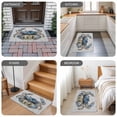 thumbnail image 6 of Blue Crab Coastal Door Mat&nbsp;Indoor Outdoor Entrance, Non Slip Rug for Kitchen Bathroom Entryway Rug, Vintage Beach Nautical Coral Sea Washable Doormat Floor Mat for Office Home Decor 24x36 Inch, 6 of 8