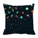 thumbnail image 1 of Funda de almohada ABPHQTO Planetas Cohetes Estrellas Cartoon 50x50 cm, 1 of 1