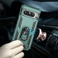 thumbnail image 2 of Dteck for Google Pixel 8 Pro Case with Screen Protector, Rotated Ring Kickstand Military Grade Drop Protection Shockproof Rugged Case for Google Pixel 8 Pro,Green, 2 of 7