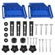 thumbnail image 1 of Juego de 2 herramientas ajustables para trabajar la madera: guía de presión para sierras de mesa, mesas de fresado y sierras de cinta con ranuras en T y ranuras angulares - Azul, 1 of 5