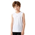 thumbnail image 1 of Boys Tank Tops Kids Mesh Quick Dry Sleeveless Athletic Shirts Youth Workout Performance Tops,7-8 Years, 1 of 7