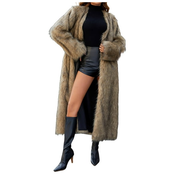 TJAZFJPA Talladega Nights Jacket V Neck Long Imitation Coat Women's Autumn and Winter New Warm Coat Womens Corduroy Jacket Warm Winter Coats for Women