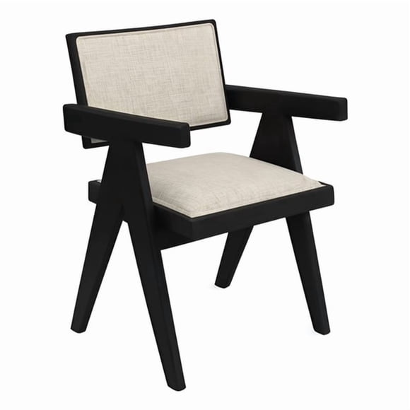 Alpine Furniture Chaises de Salle à Manger Latérales Raquel - Ensemble de 2 en Noir
