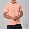 thumbnail image 7 of NIEWTR Men's T Shirt Short Sleeve Crew Neck T-Shirt Casual Summer Classic Basic Tee Shirts（Orange,2XL), 7 of 7