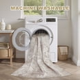 thumbnail image 5 of UERMEI 5x7 Washable Area Rugs for Living Room, Modern Abstract Printed Rug, Vacuum-Friendly, Non Slip Indoor Rug for Bedroom Dining Room Home Decor Carpet, Light Brown, 5 of 7