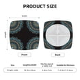 thumbnail image 6 of Lsque Mandala Printed Square Couch Cushion Covers, Floral Sofa Cushion Covers Replacement, Stretch Couch Covers for Couch-16.9in, 6 of 9
